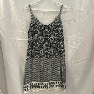 Back and white summer dress